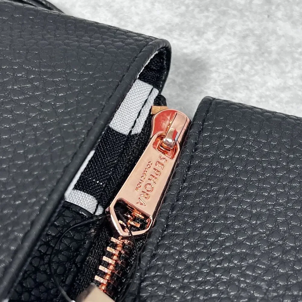Sephora Beauty‎ Insider Roll It Up PRO Brush Roll 5 Pouch Rose Gold Makeup Case